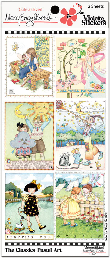 ME Classics Pastel Art Sticker Sheet