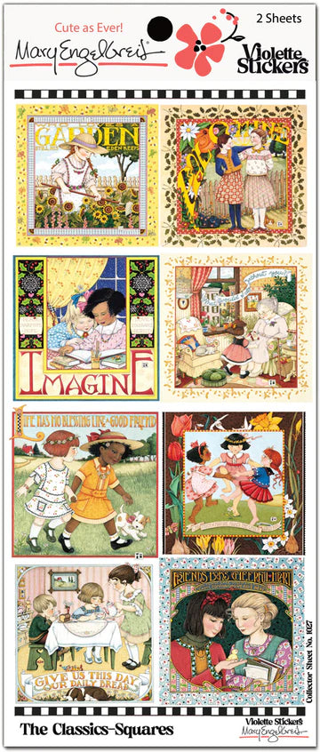 ME Classics Squares Sticker Sheet