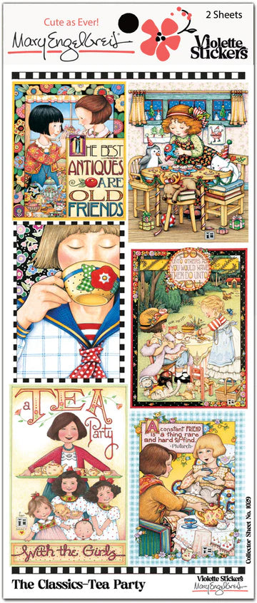 ME Classics Tea Party Sticker Sheet