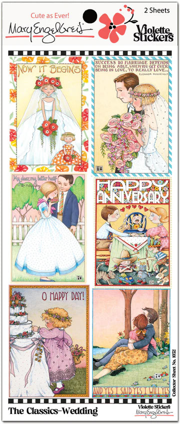 ME Classics Wedding Sticker Sheet
