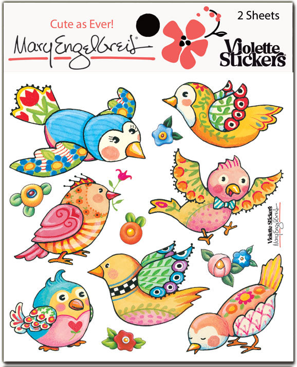 Mary's Birds Sticker Sheet