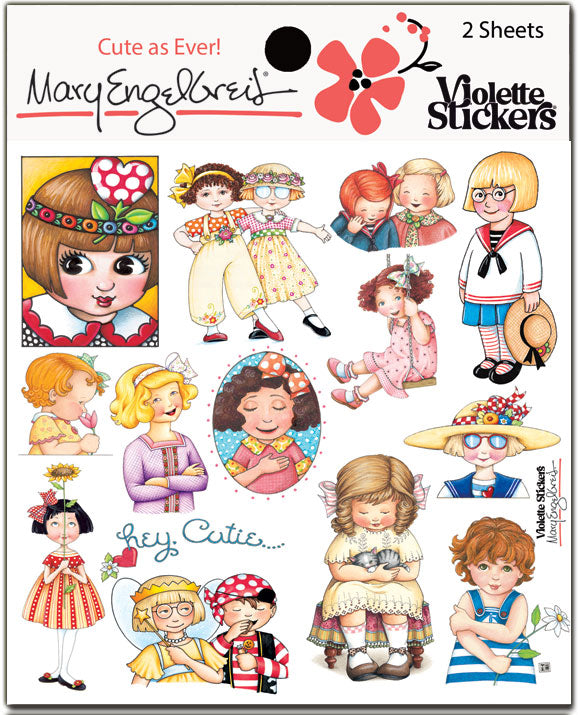 Mary's Cutie Pie Sticker Sheet