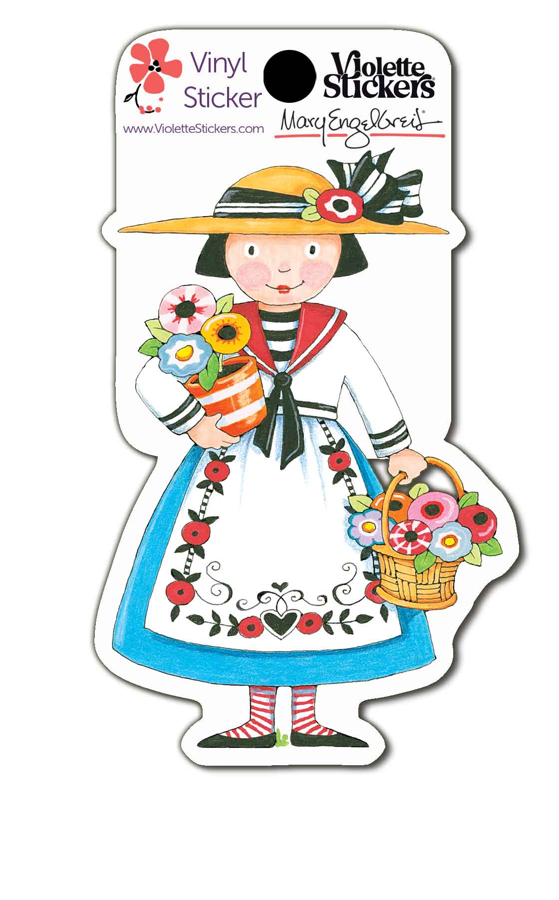 Folkloric Gardener Vinyl Sticker
