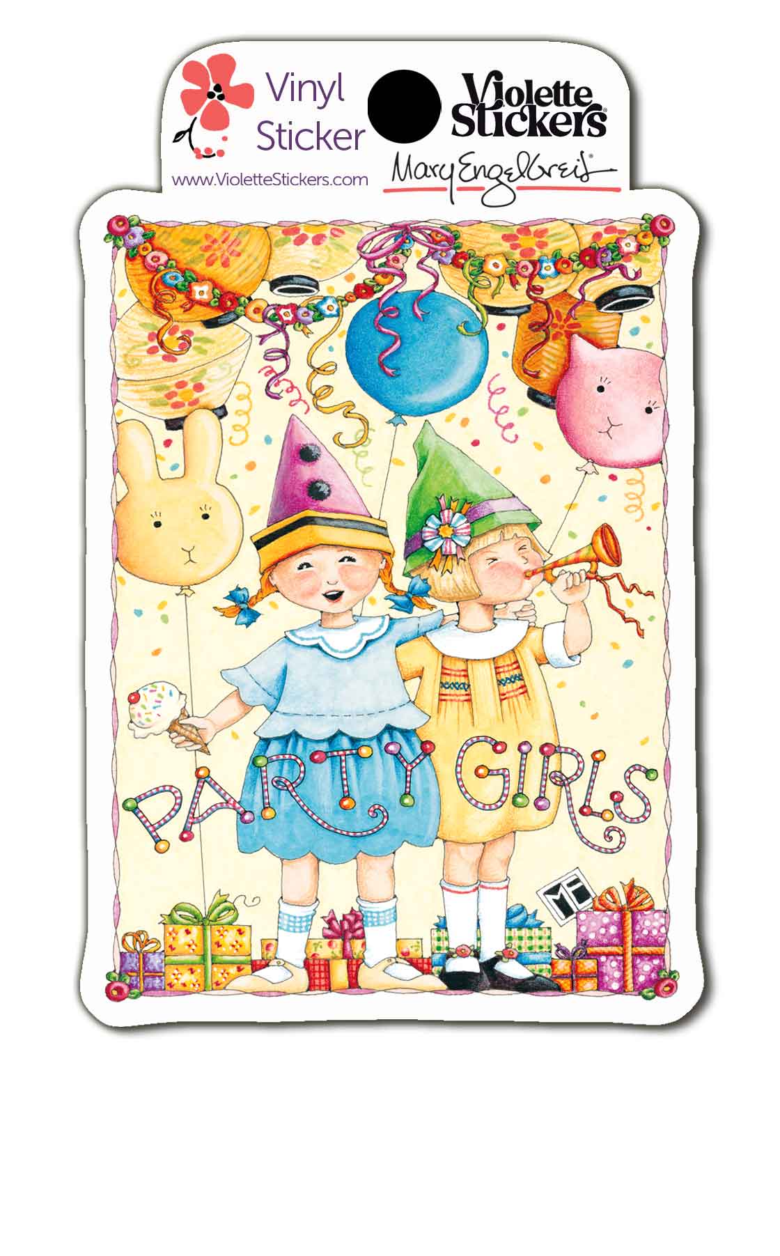 Party Girls Vinyl Sticker