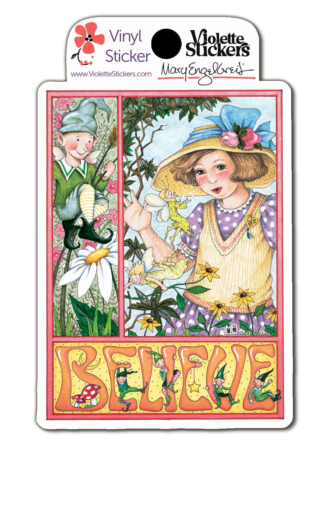 Believe in Fairies Vinyl Sticker
