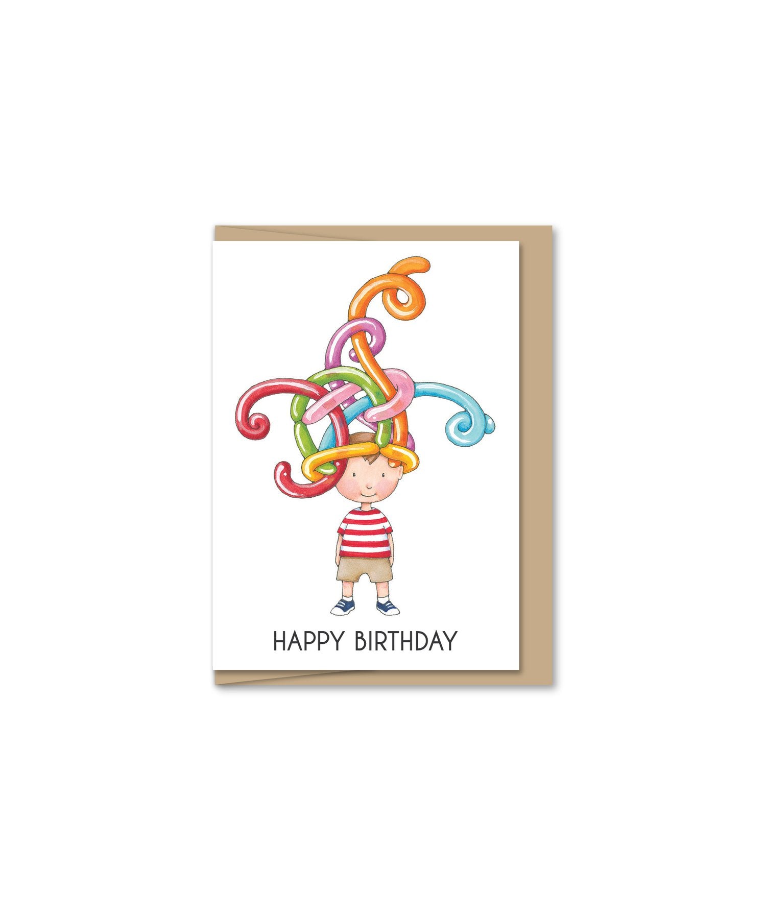 Balloon Guy Mini Card