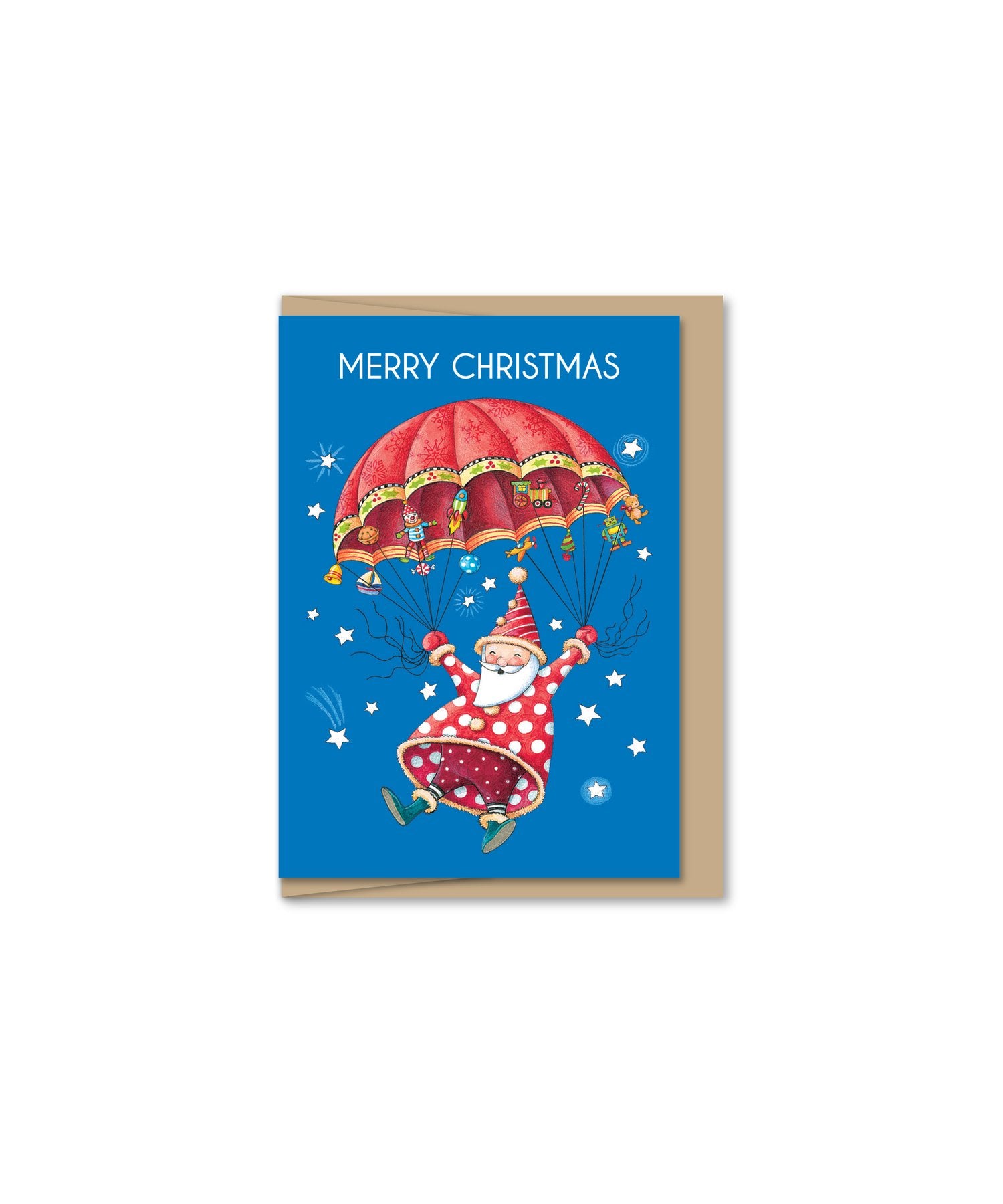 Chuting Santa Mini Card