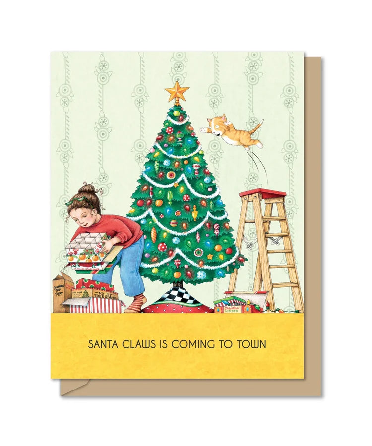 Santa Claws Greeting Card