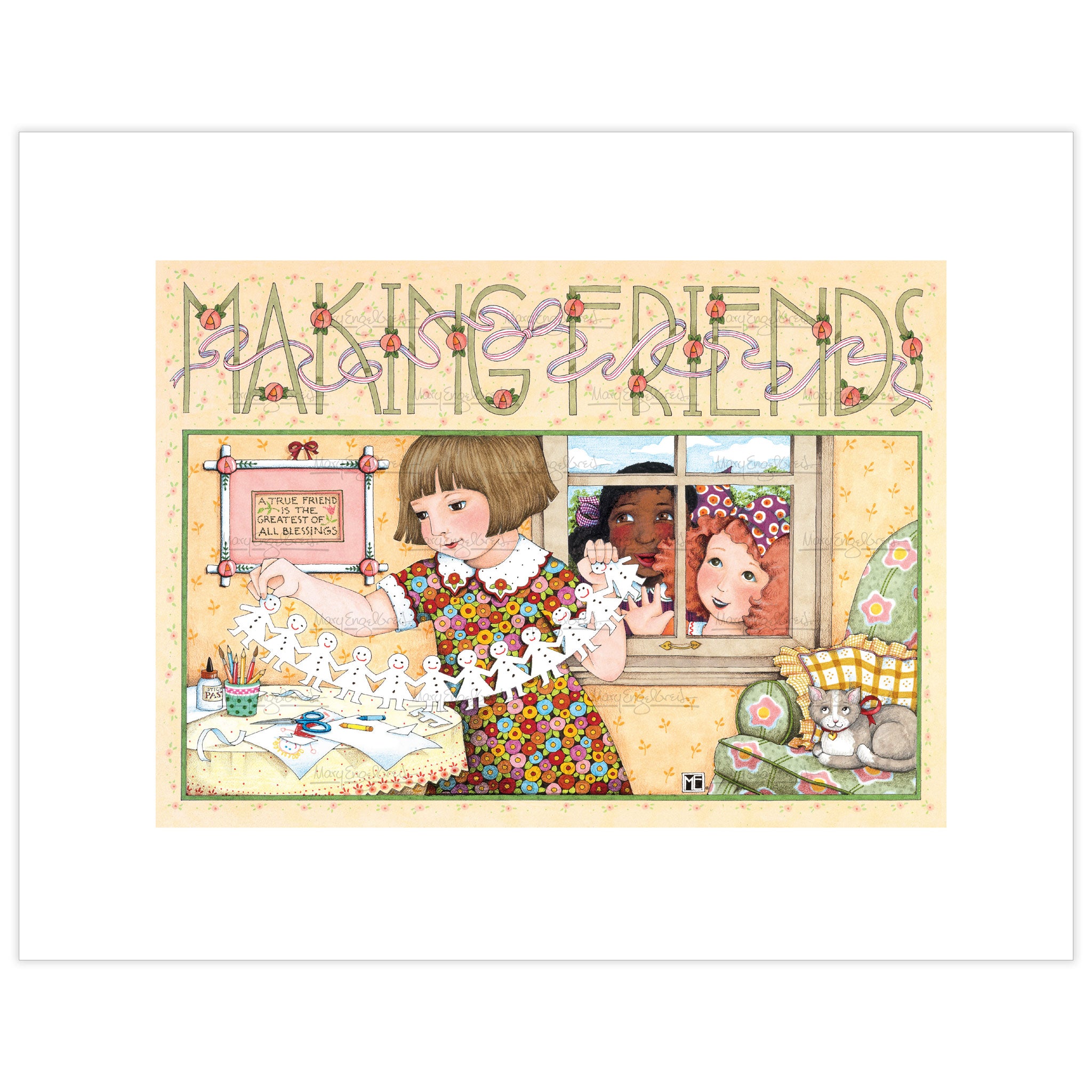 Making Friends Fine Art Print