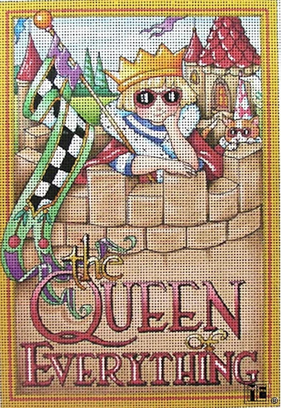 Needlepoint Canvas: Queen of Everything