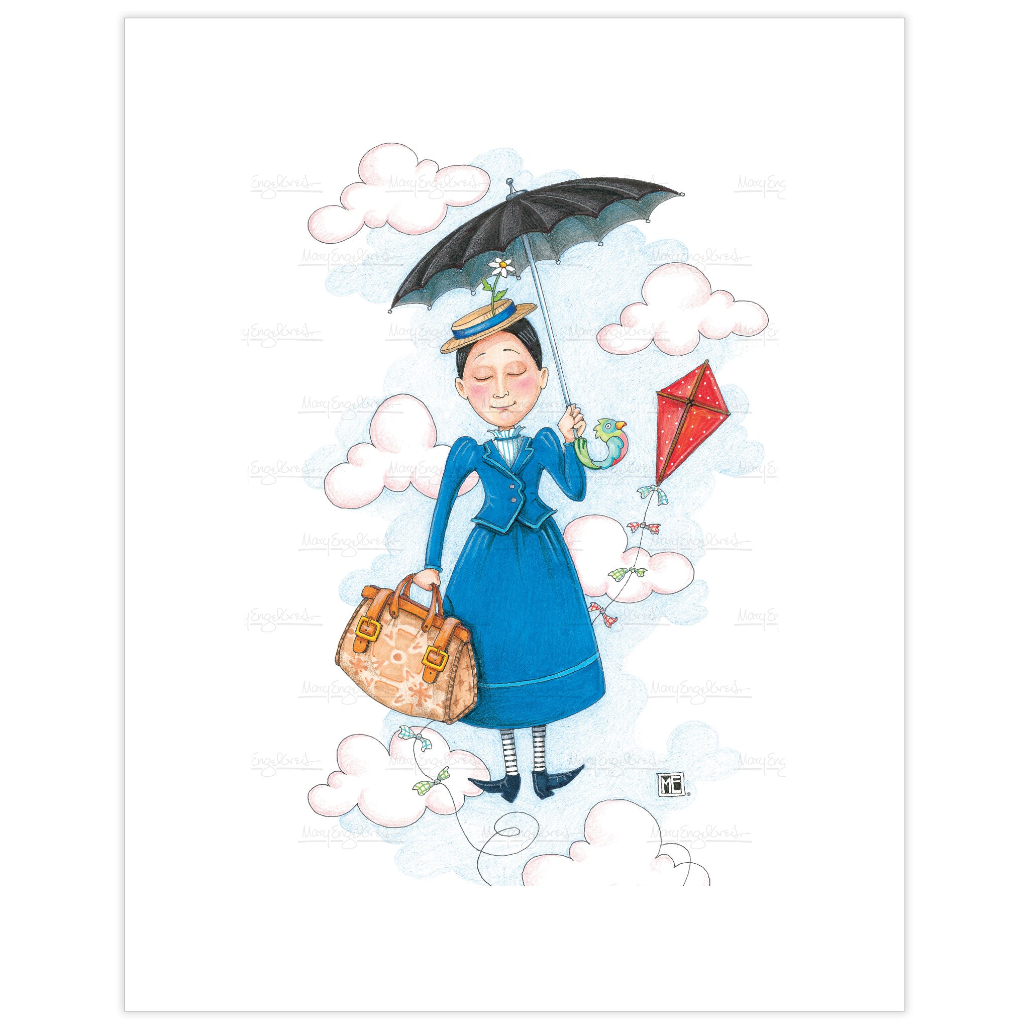 Mary Poppins Fine Art Print