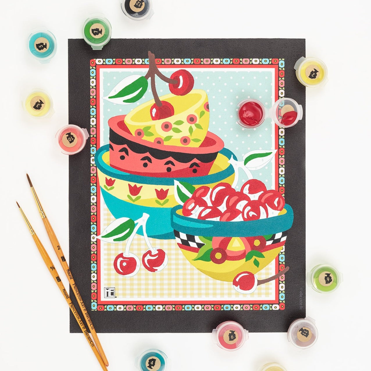 Mary's Cherries Paint-by-Number Kit
