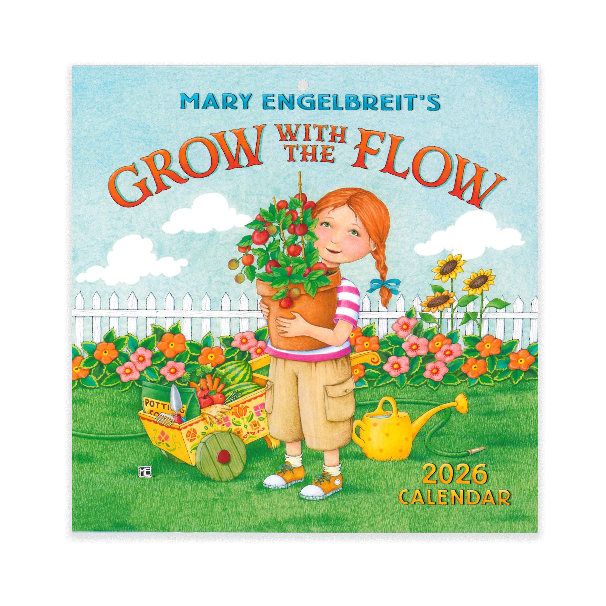 2026 Grow with the Flow Mini Wall Calendar