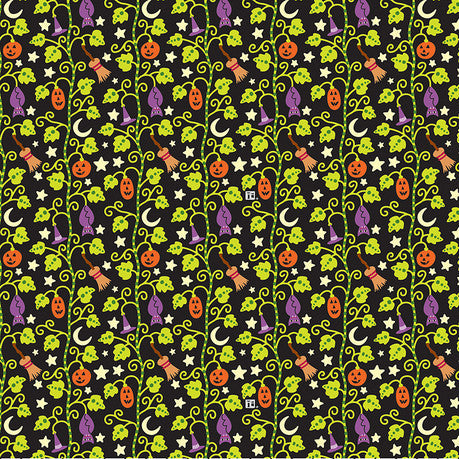 Halloween Stalks Fabric