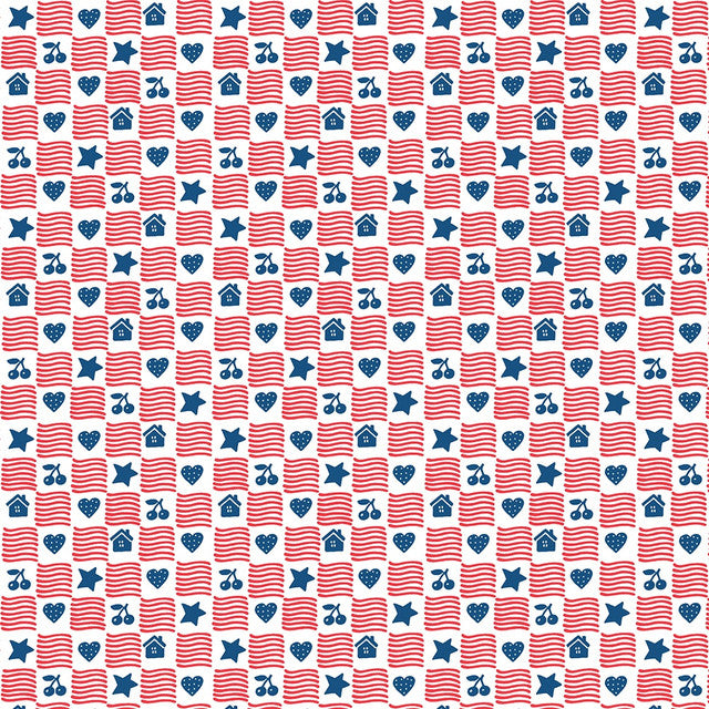 Simple American Home Fabric