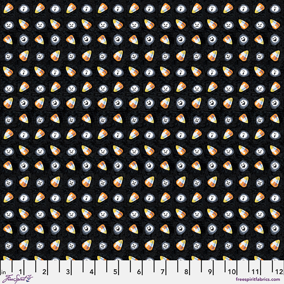 Candy Corn Ghouls Fabric