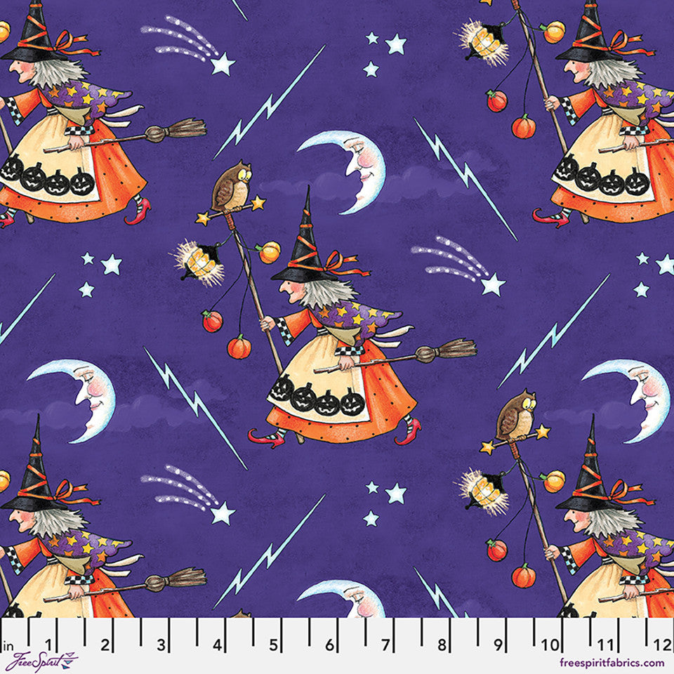Witch's Nightly Walk Fabric
