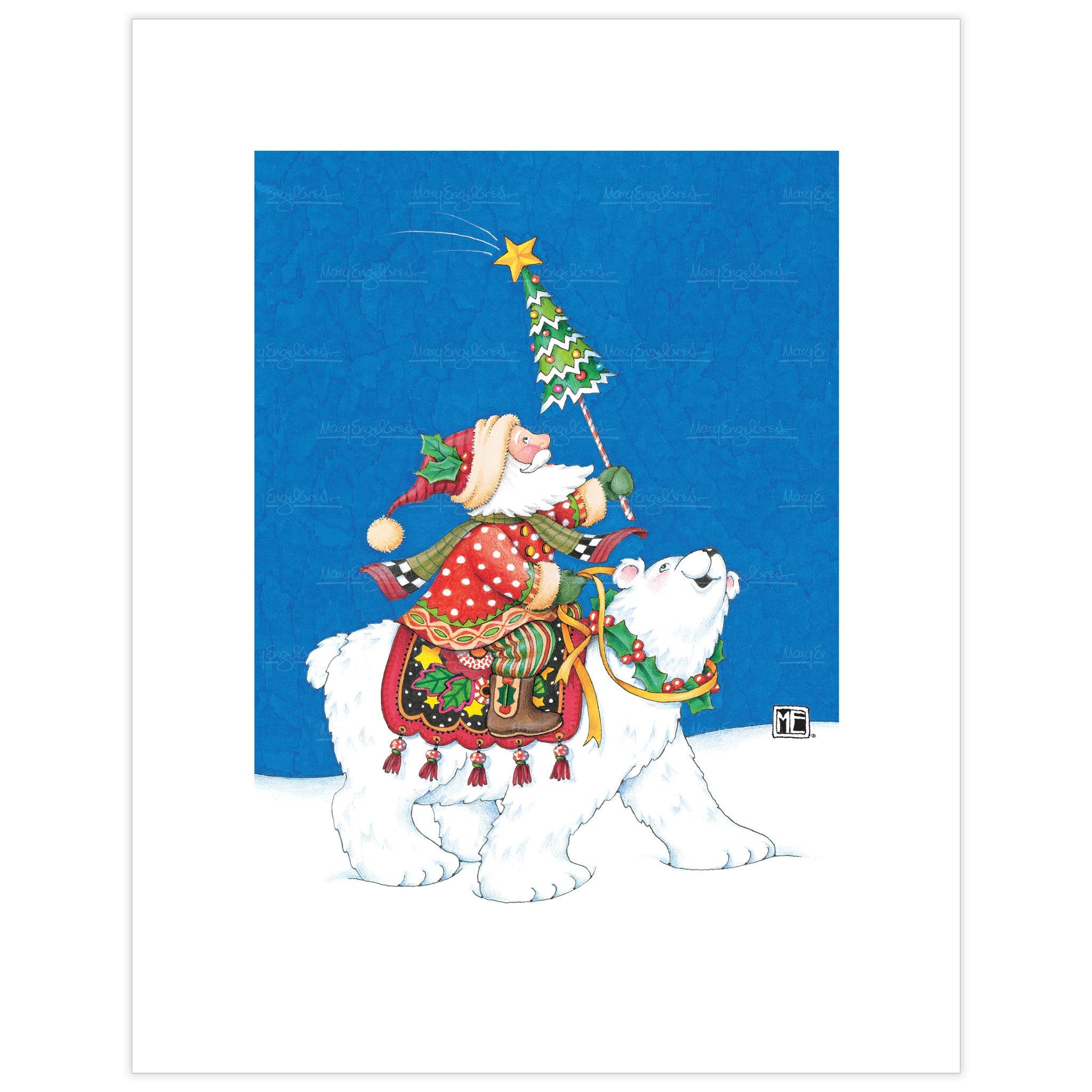 Polar Santa Fine Art Print