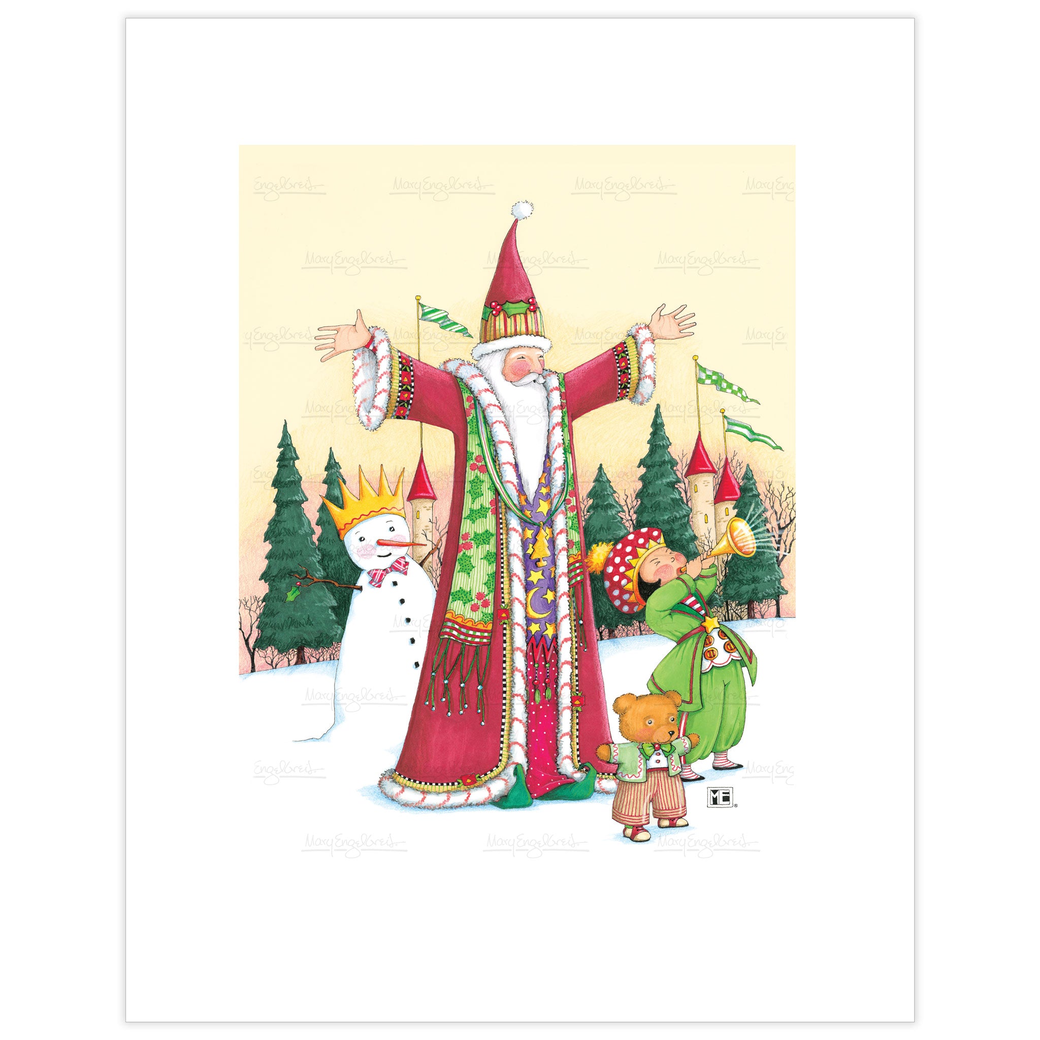 Praise Christmas Fine Art Print