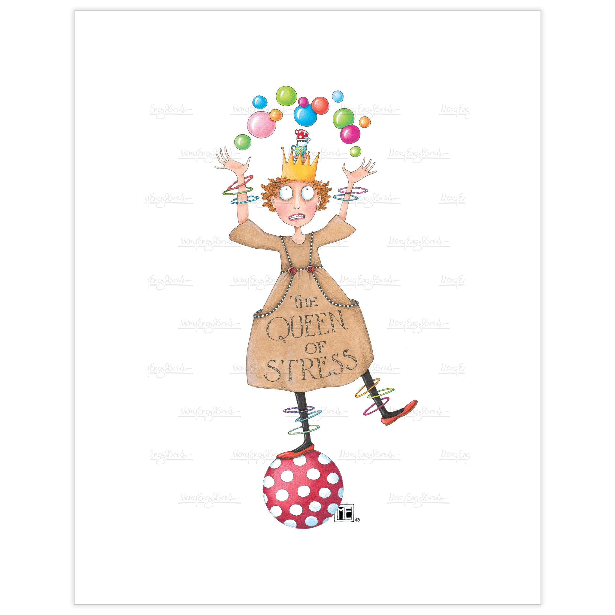 Queen of Stress Fine Art Print