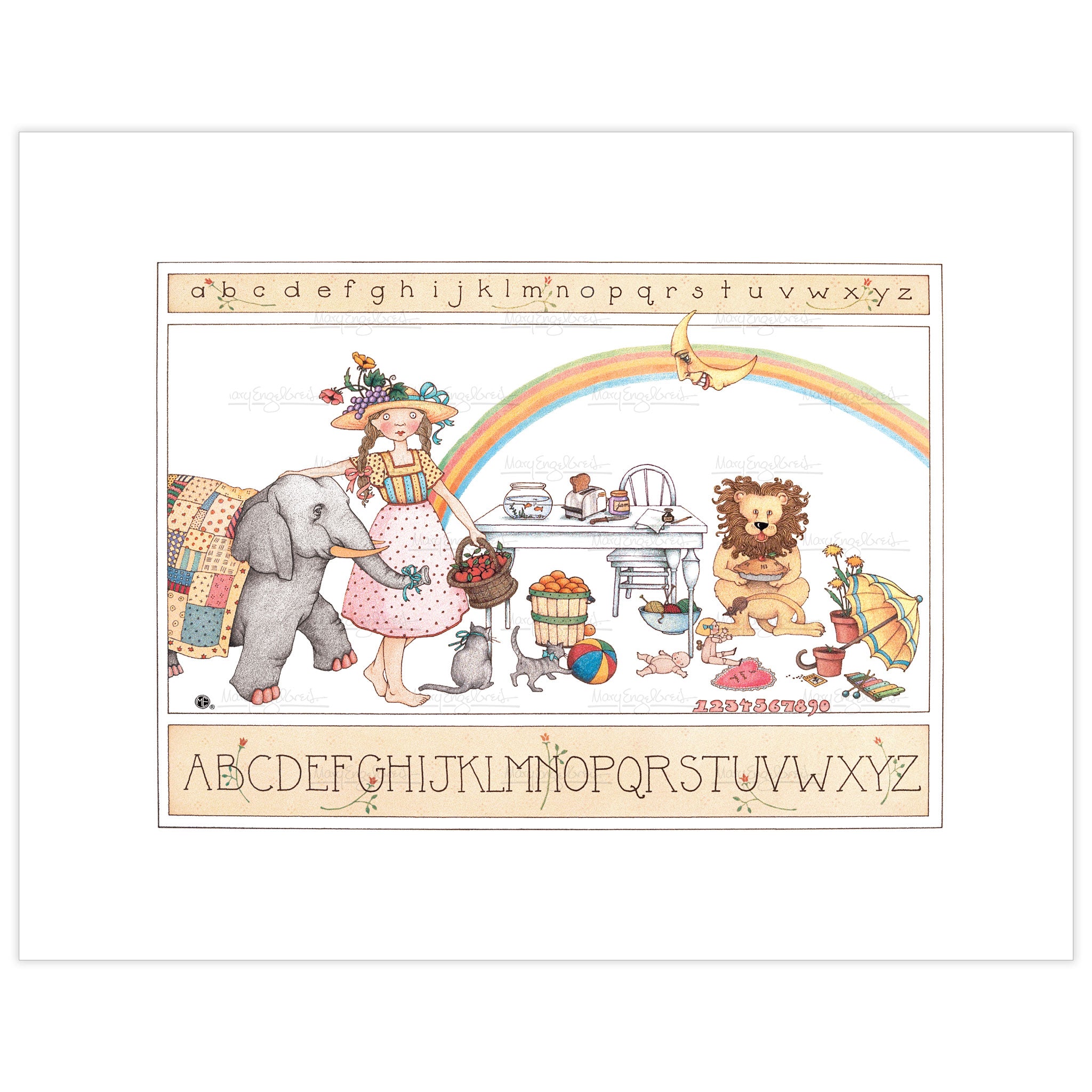 Rainbow Alphabet Fine Art Print