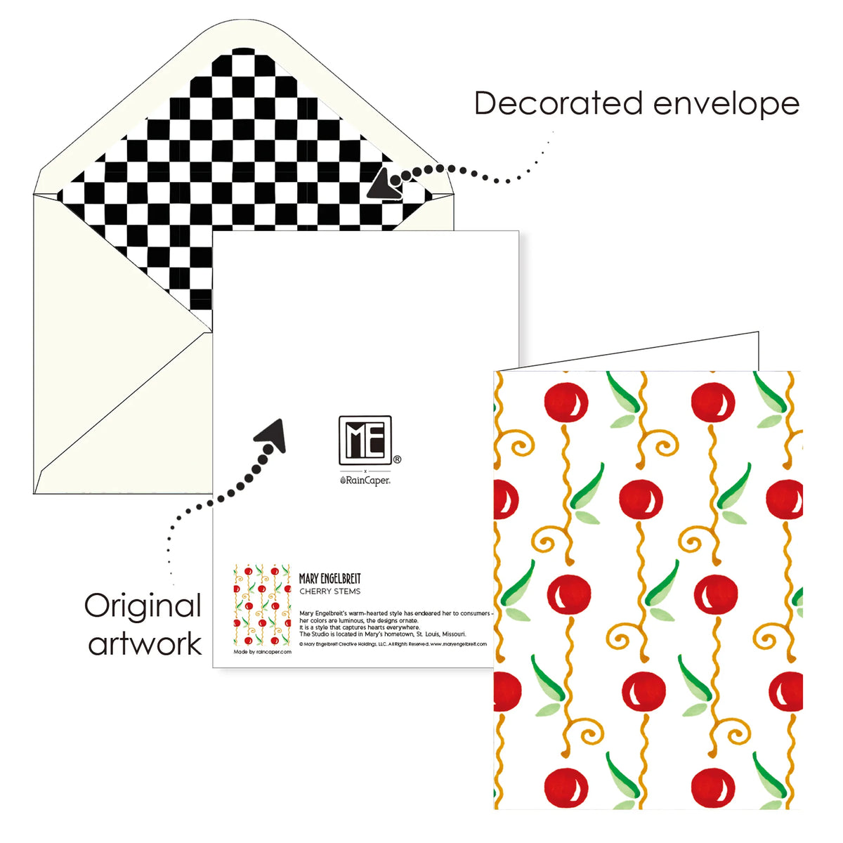 Cherries Favorites Notecard Boxed Set