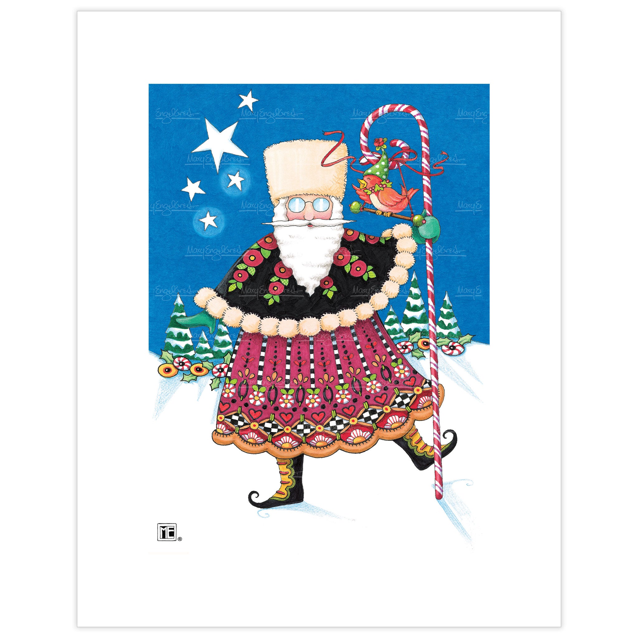 Russian Santa Fine Art Print