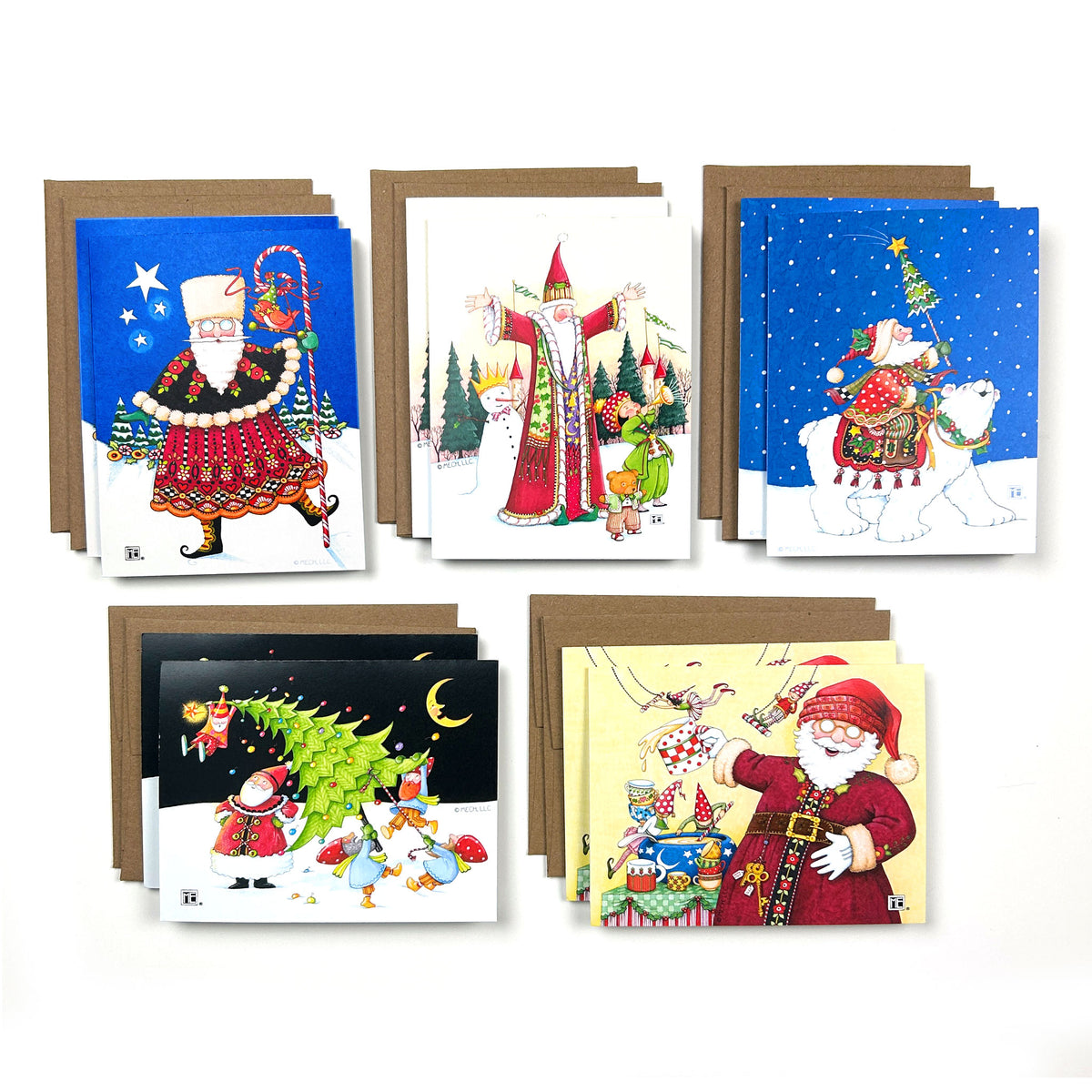 Santa's Christmas Boxed Cards