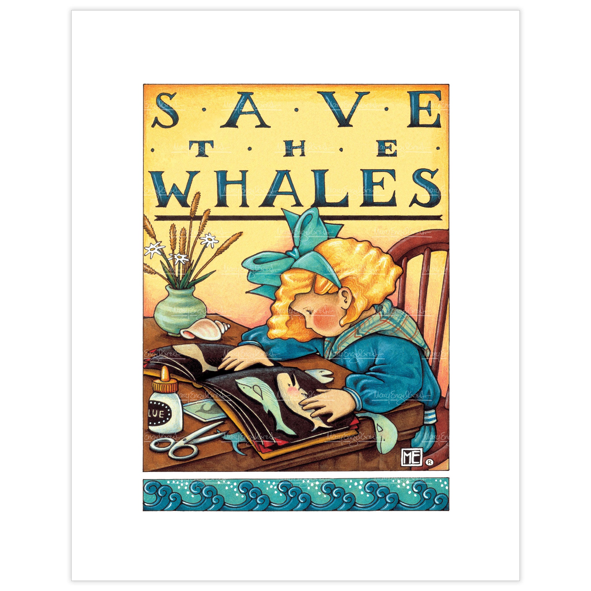 Save the Whales Fine Art Print