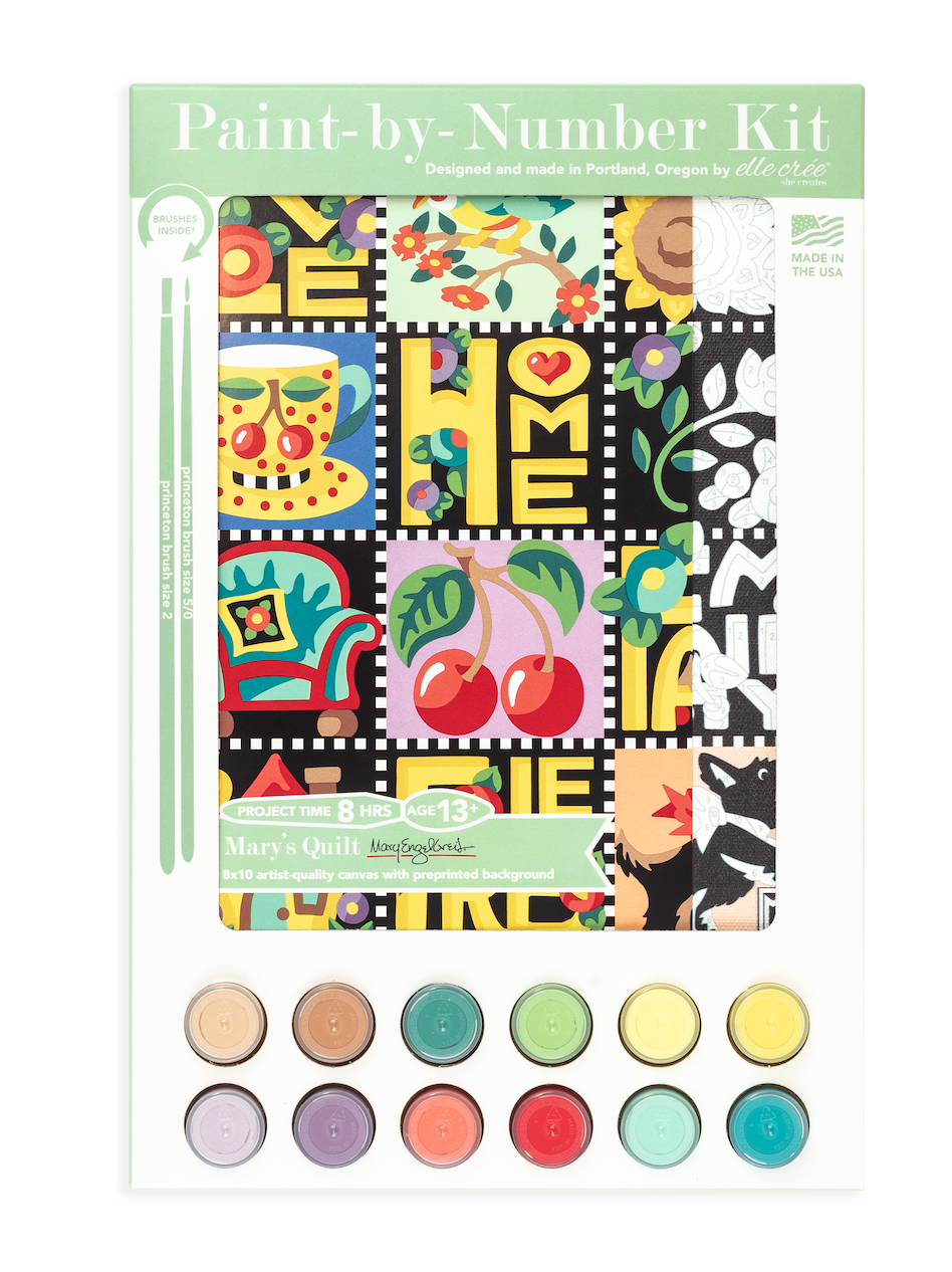 Mary's Quilt Paint-By-Number Kit