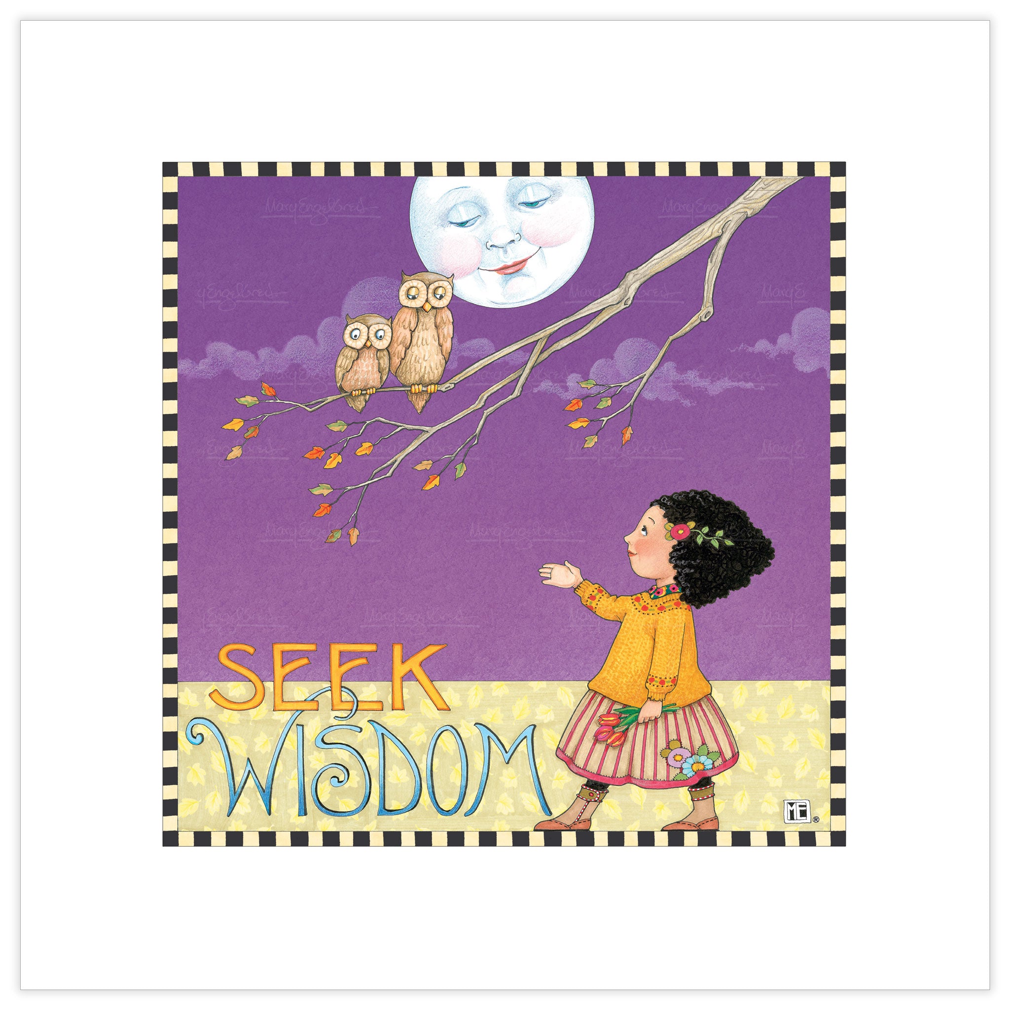 Seek Wisdom Fine Print