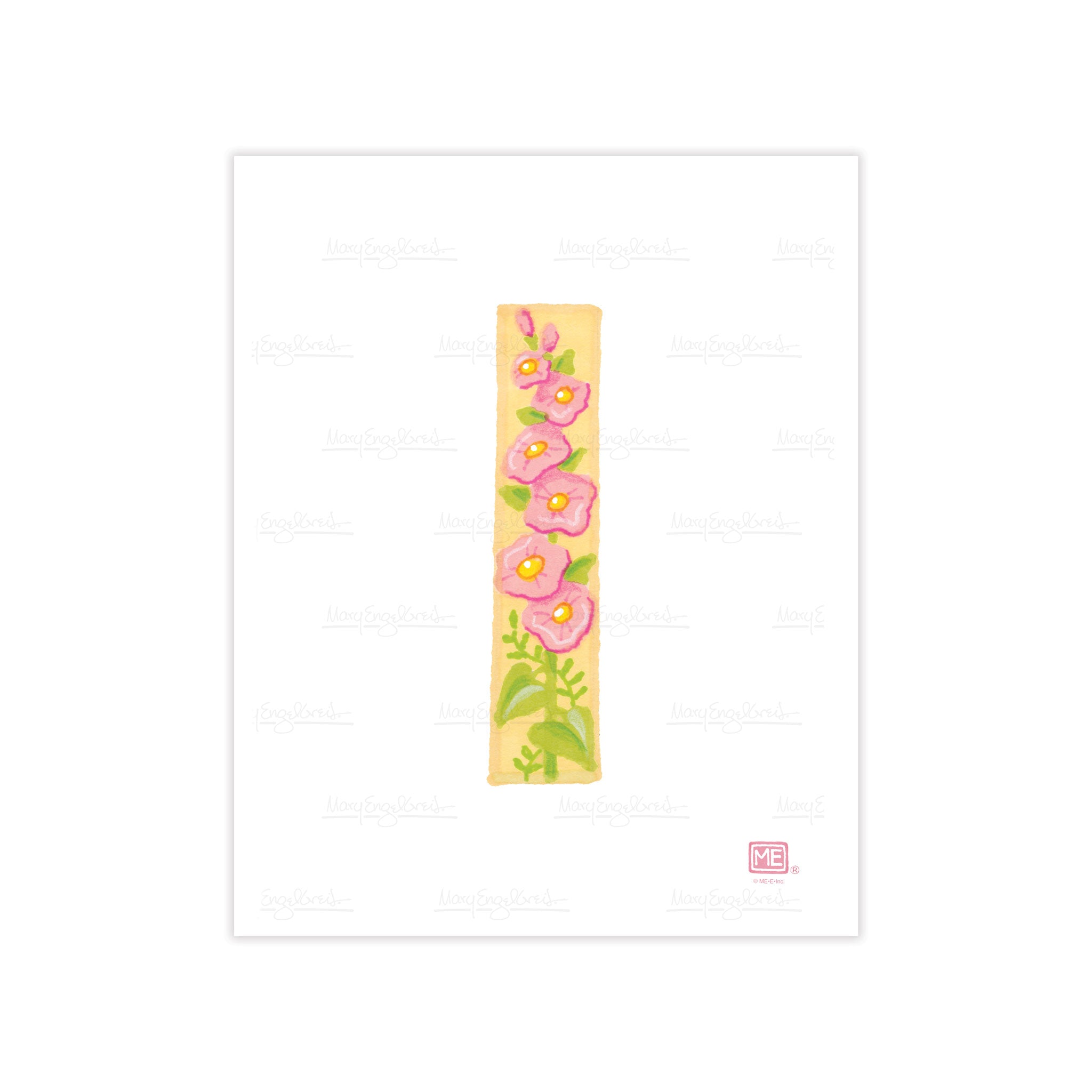 Alphabet Garden Letter I Small Print