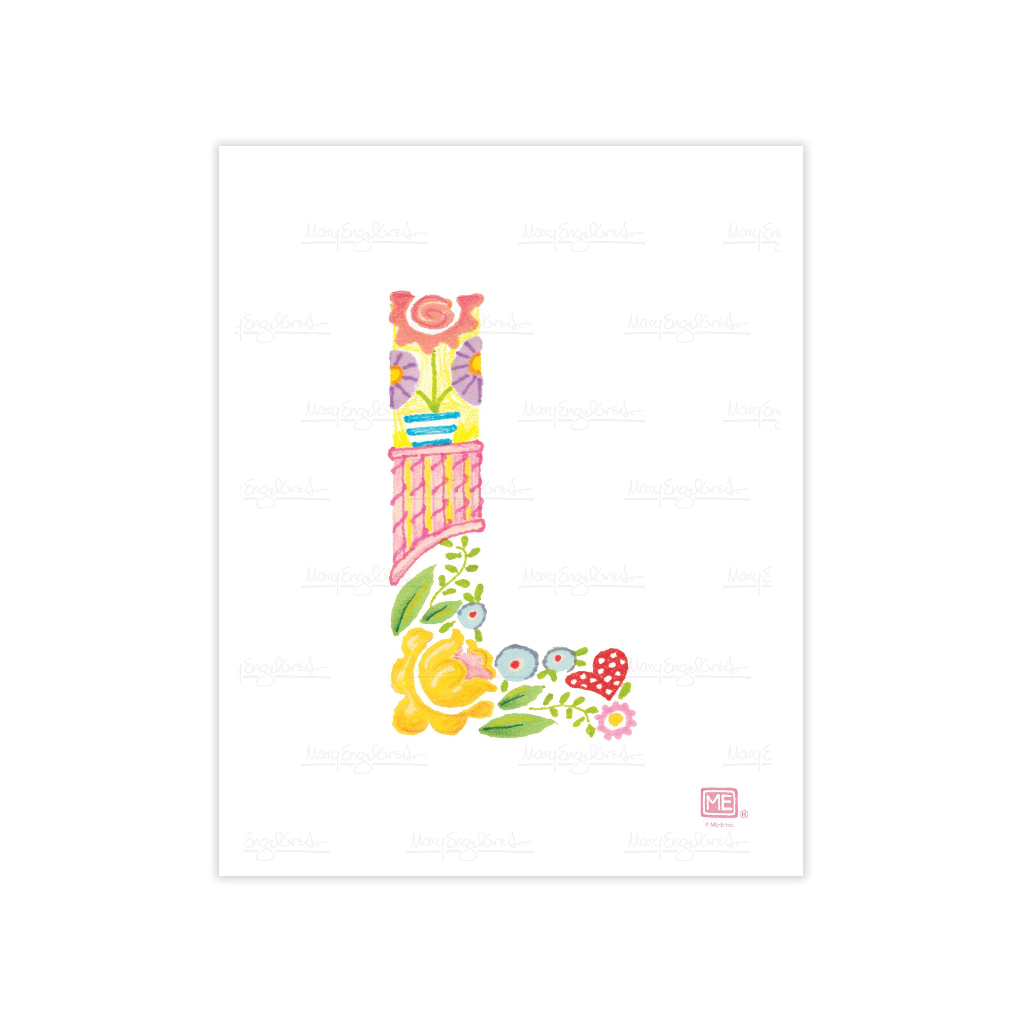 Alphabet Garden Letter L Small Print