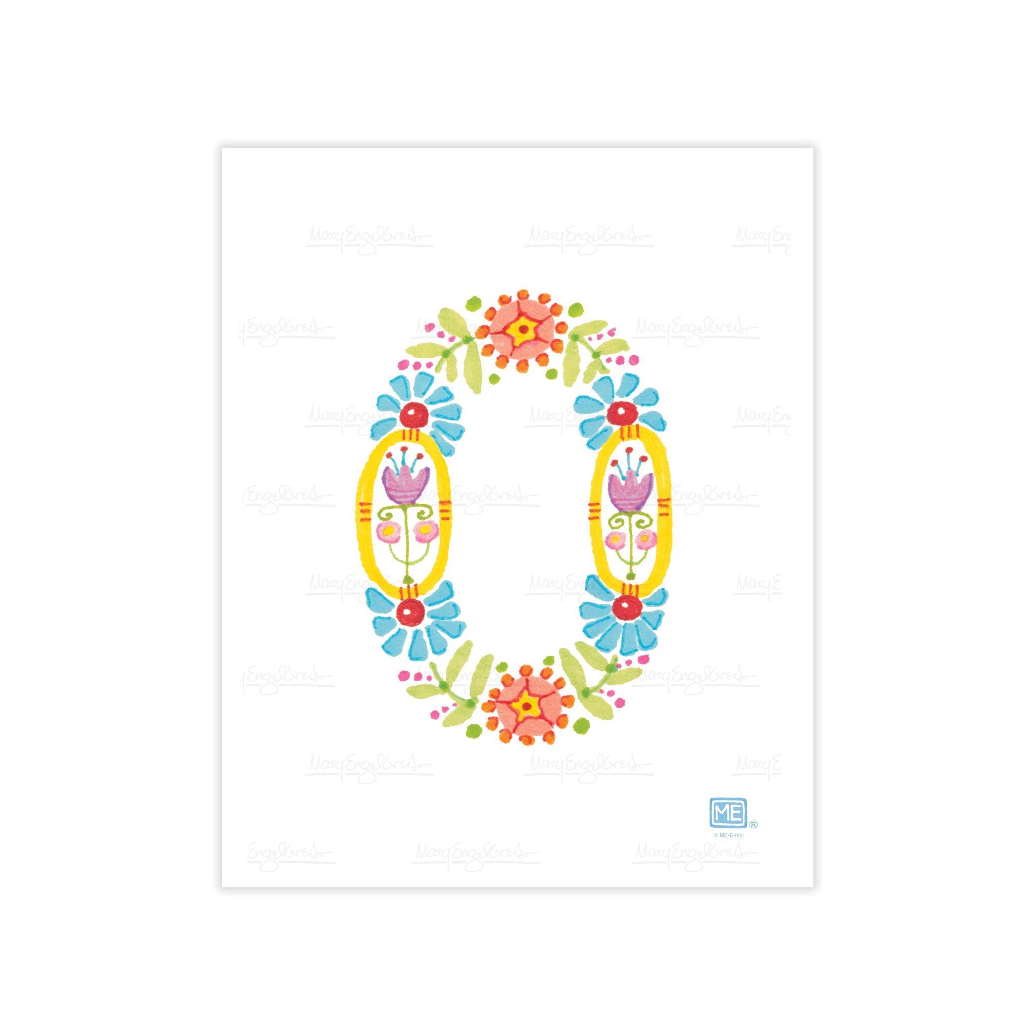 Alphabet Garden Letter O Small Print