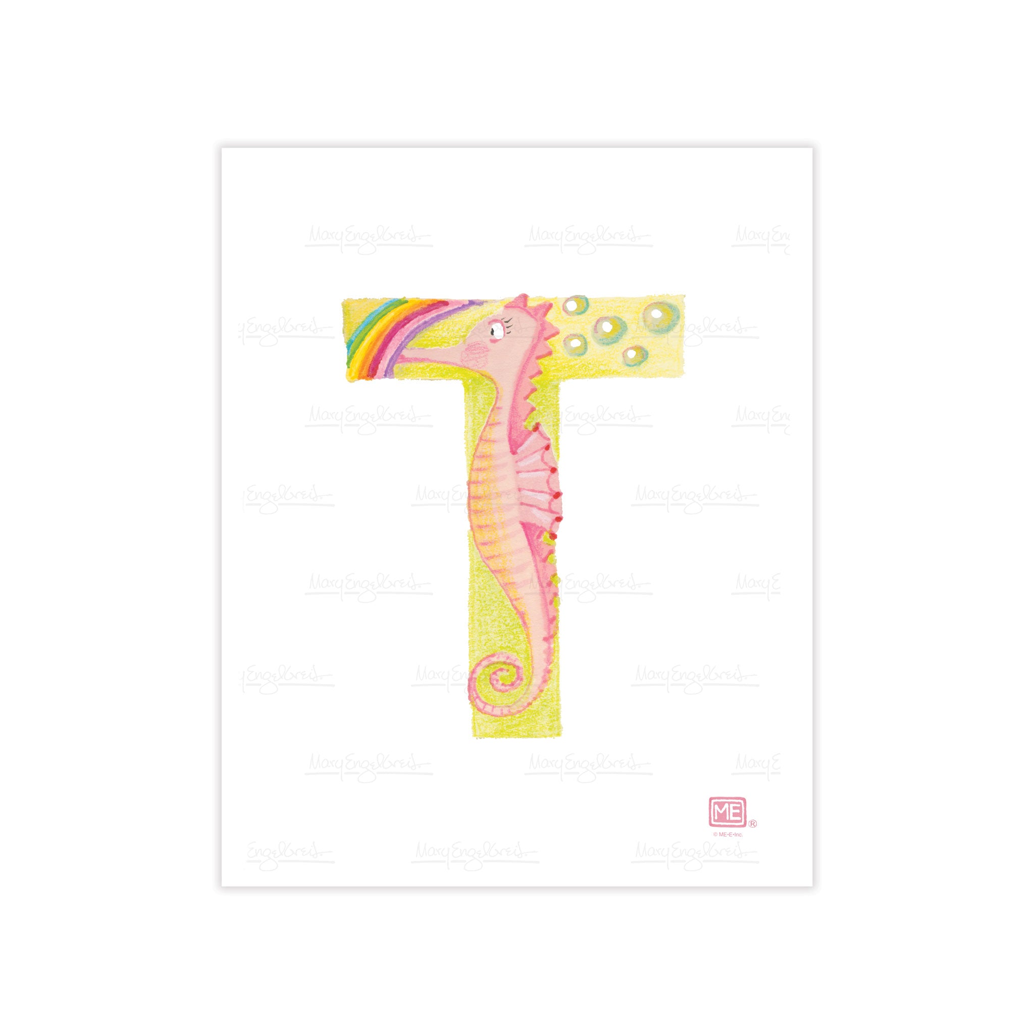 Alphabet Garden Letter T Small Print