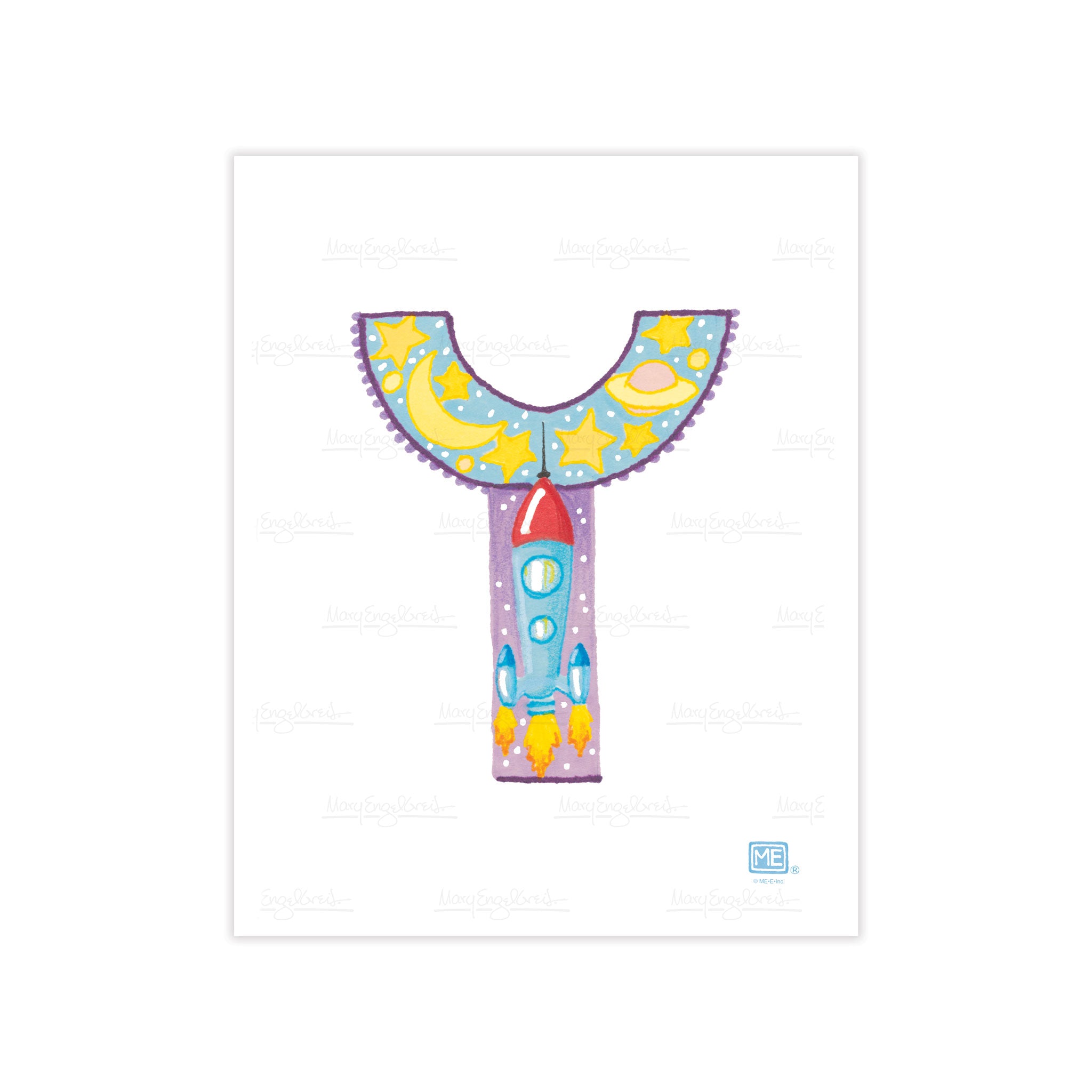 Alphabet Garden Letter Y Small Print