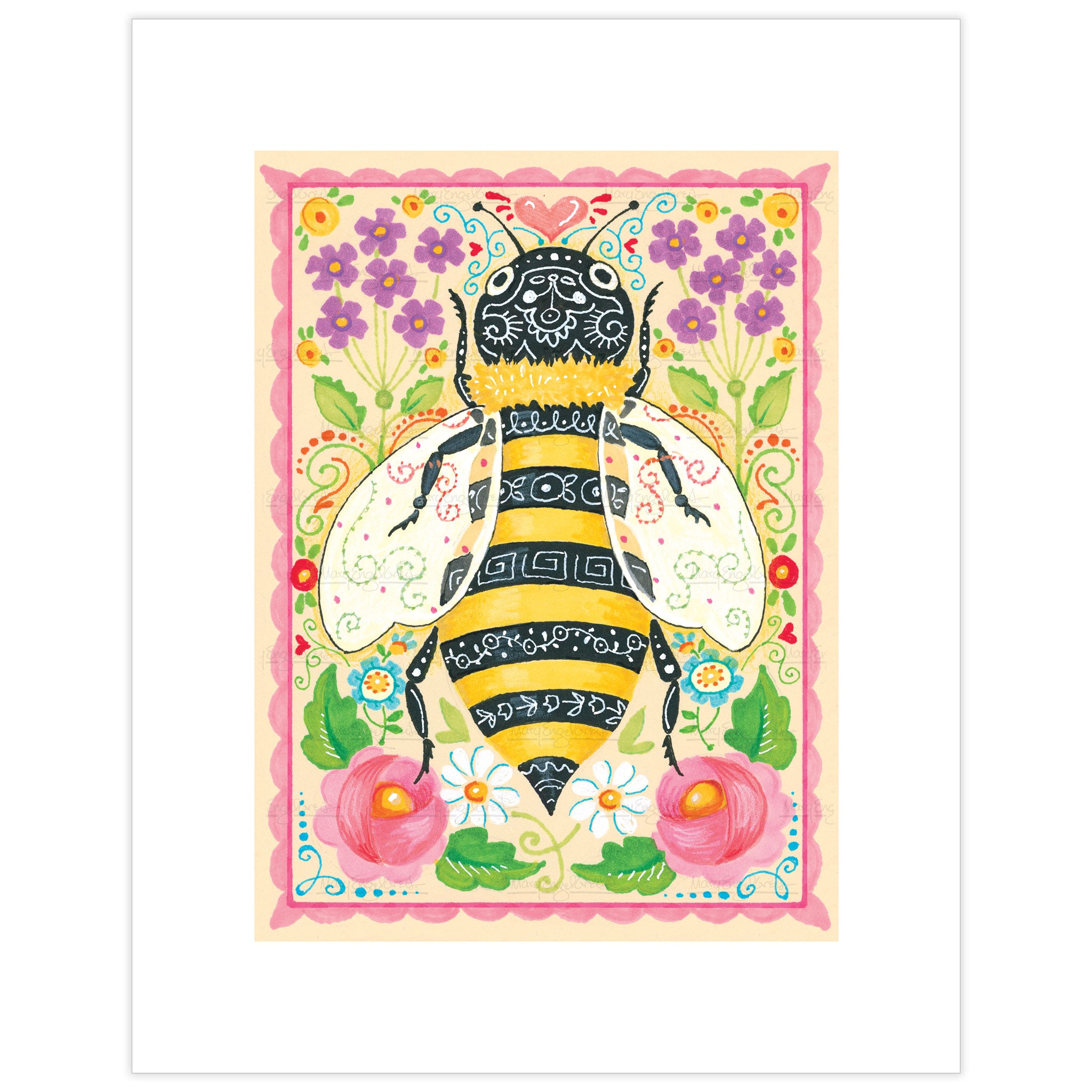 Spring Bee Fine Art Print