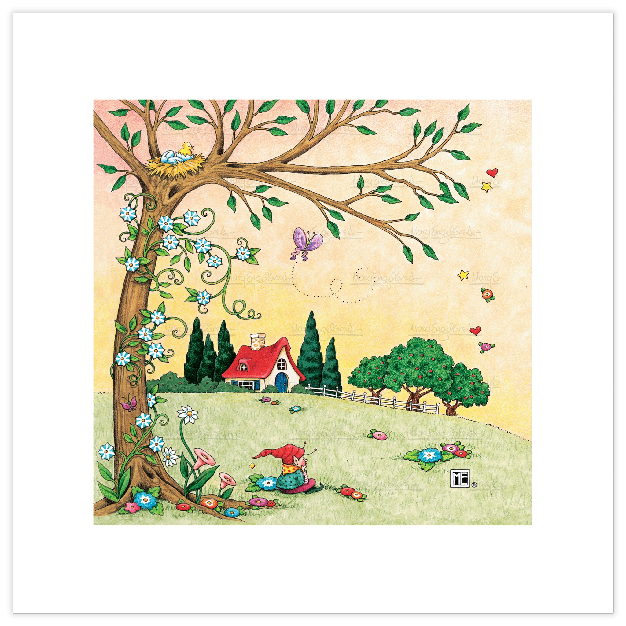 Summer Cottage Fine Print