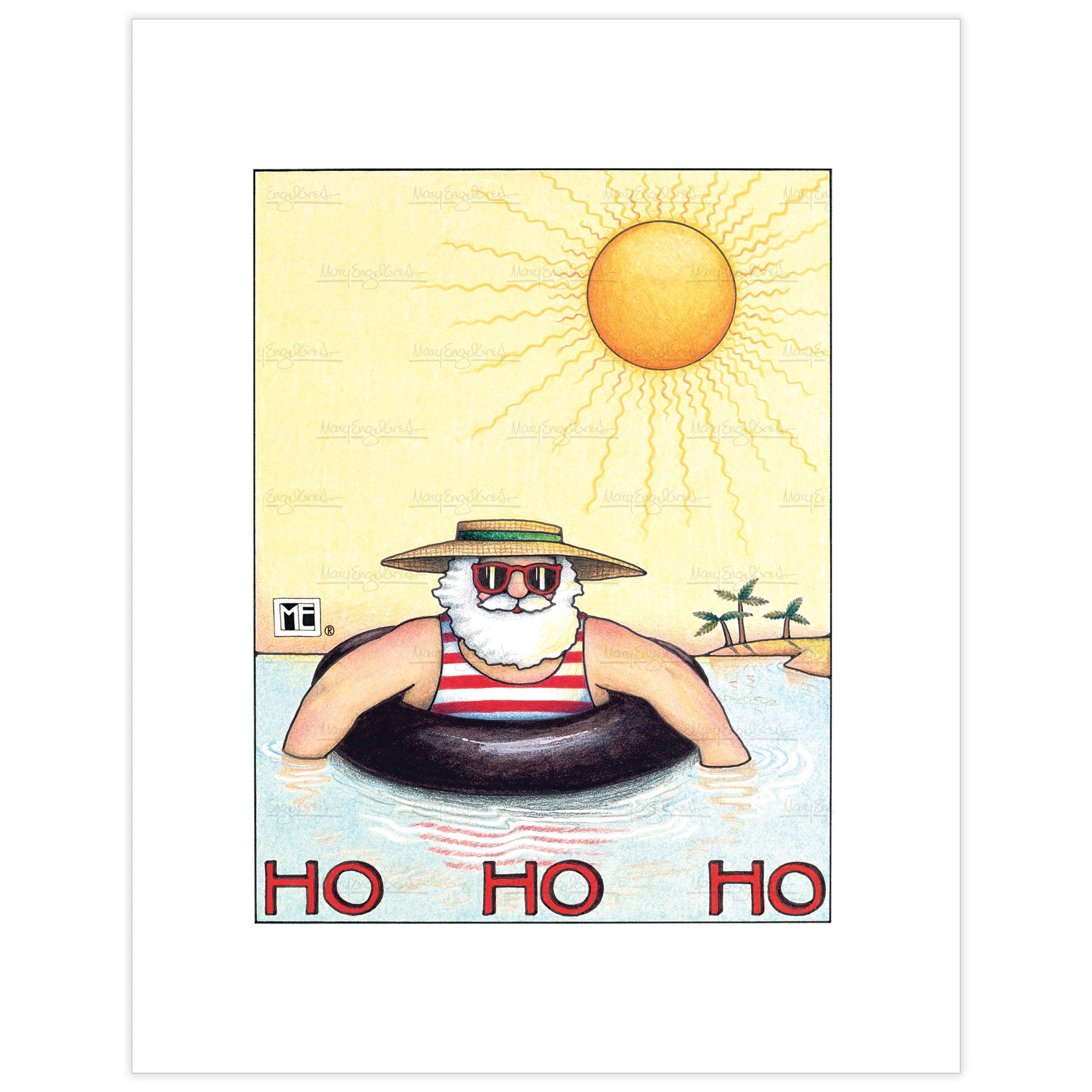 Sunburned Santa Fine Art Print