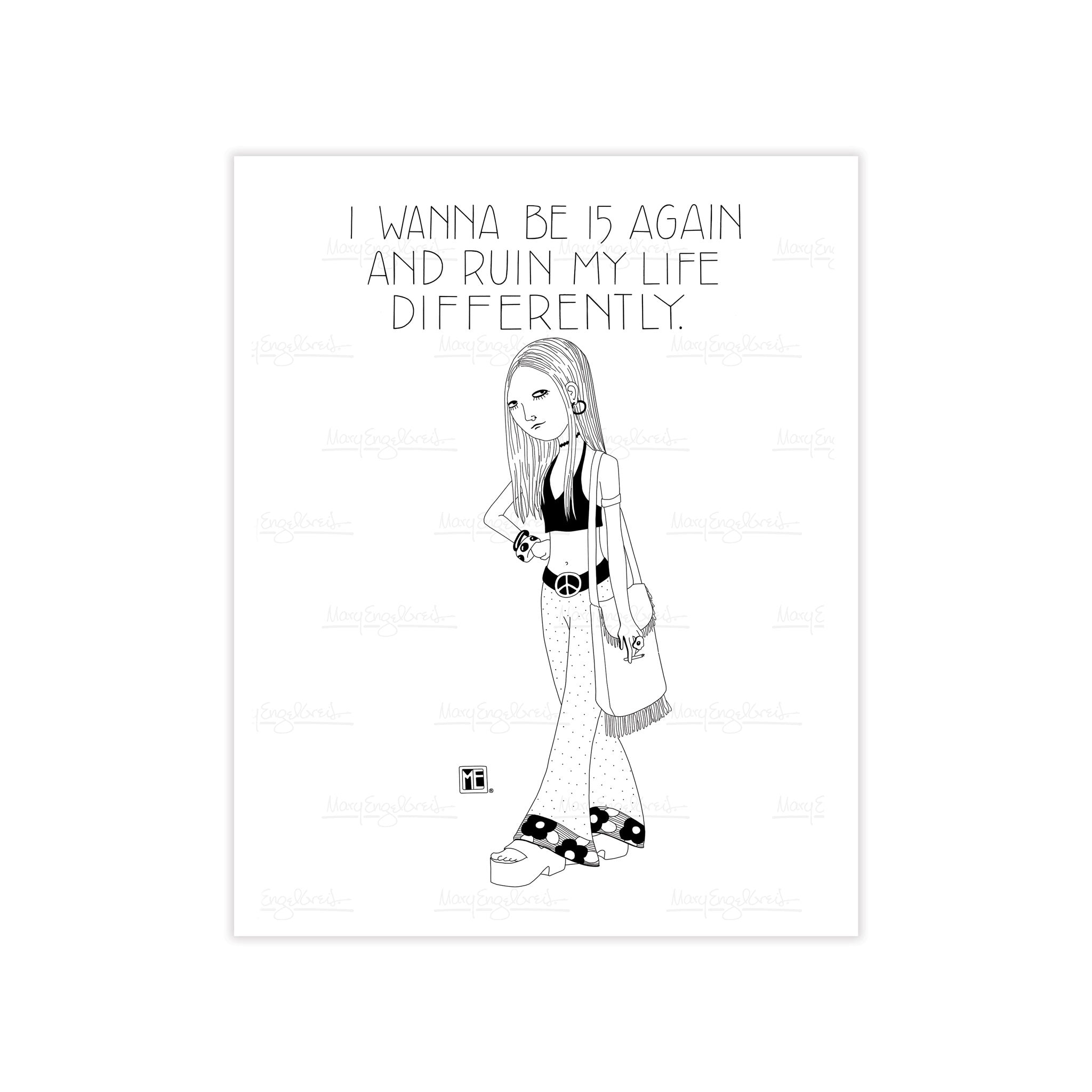 Teenage Restart Small Print