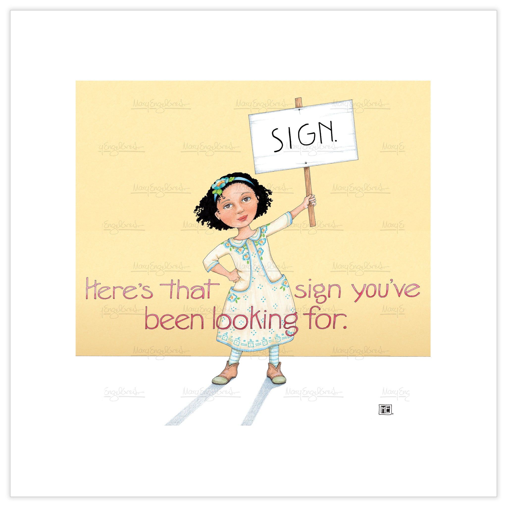 The Sign Fine Art Print