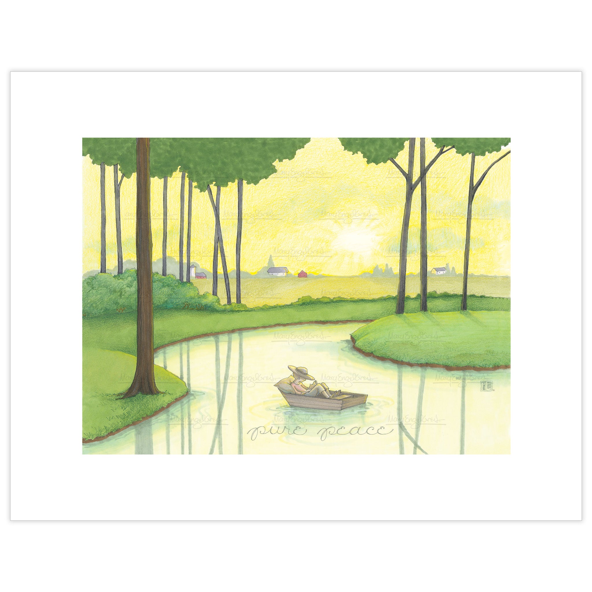 Tranquil Sunset Fine Art Print