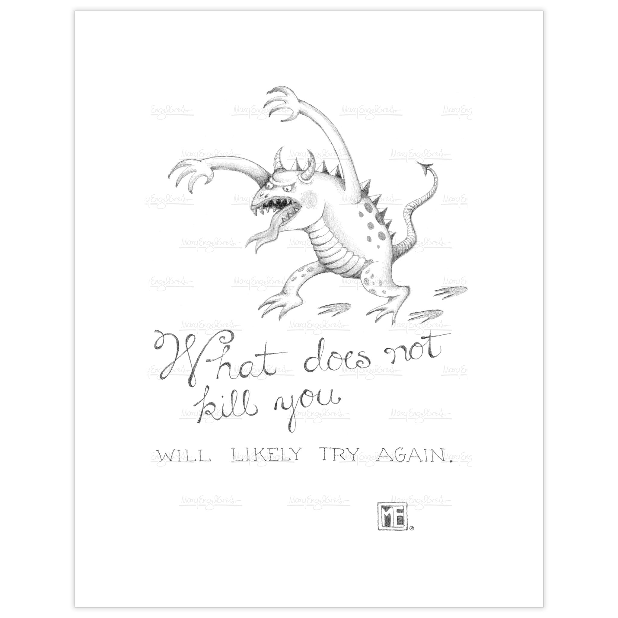 Try Again Fine Art Print