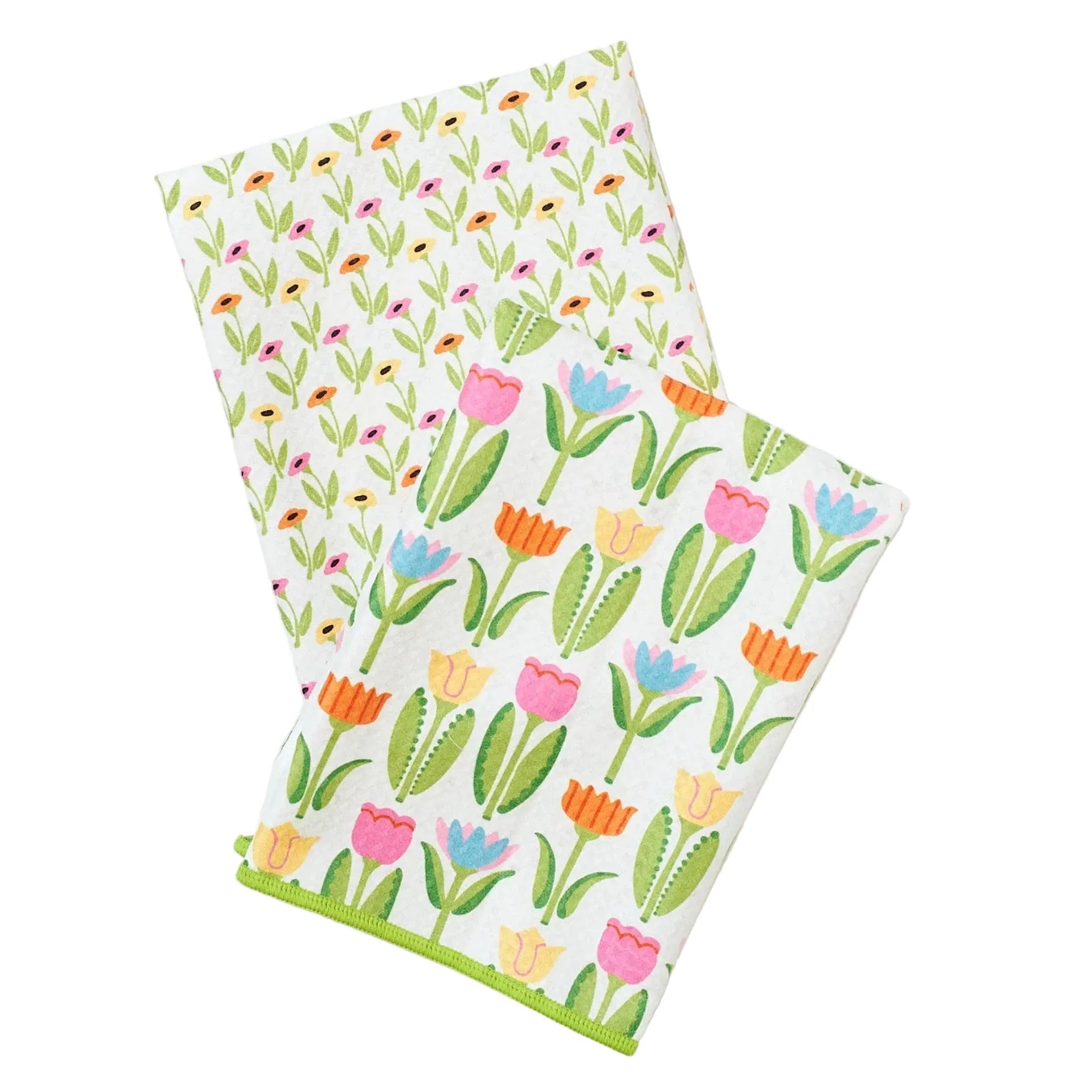 Tulips Doubly Duty Towels