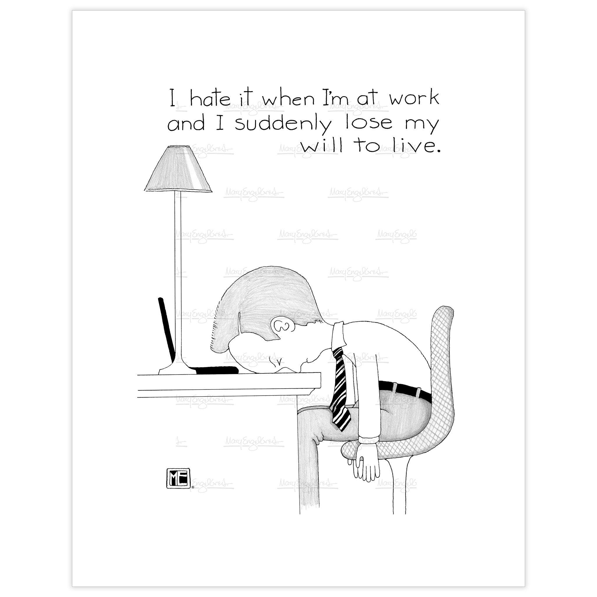 Typical Work Day Fine Art Print