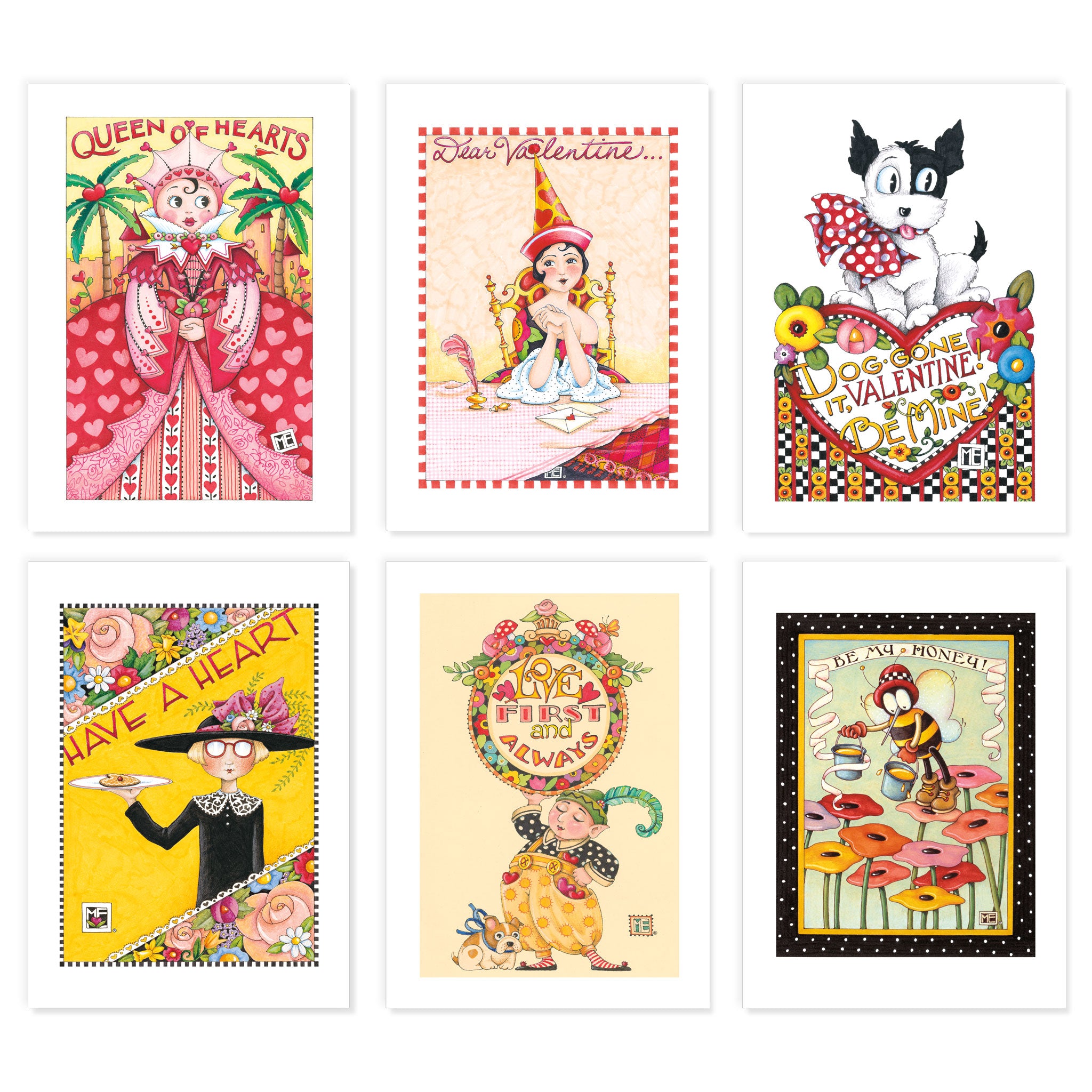 Forever Yours Valentine Postcards