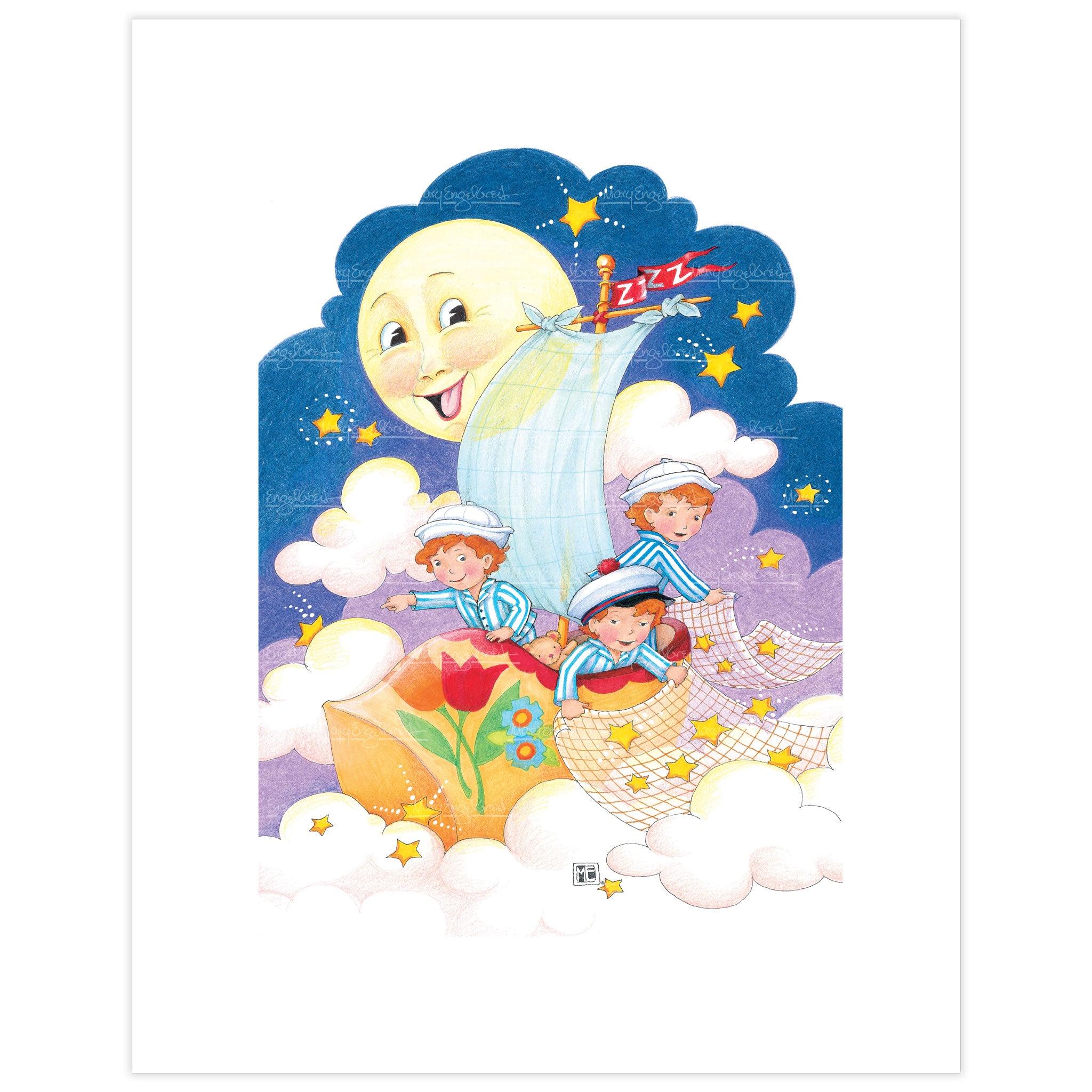 Wynken, Blynken and Nod Fine Art Print