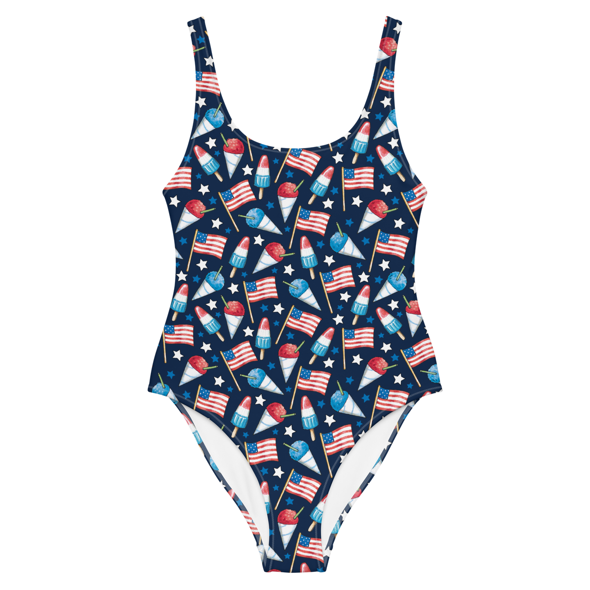 Snowcone Summer One-Piece Swimsuit