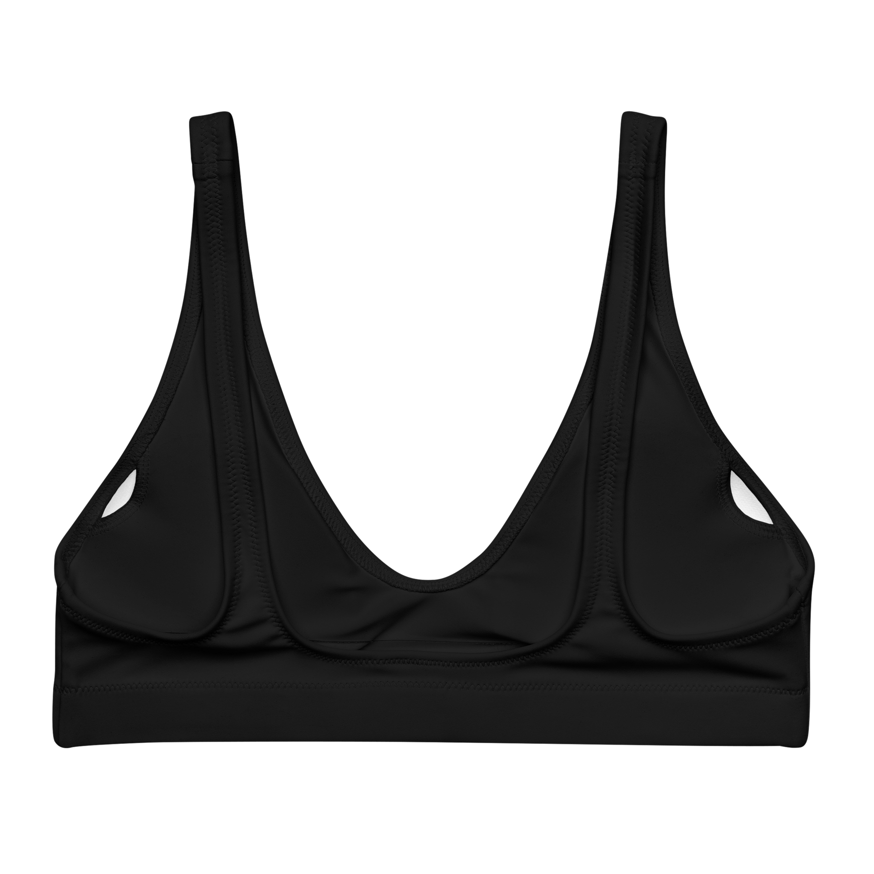 Black Padded Bikini Top