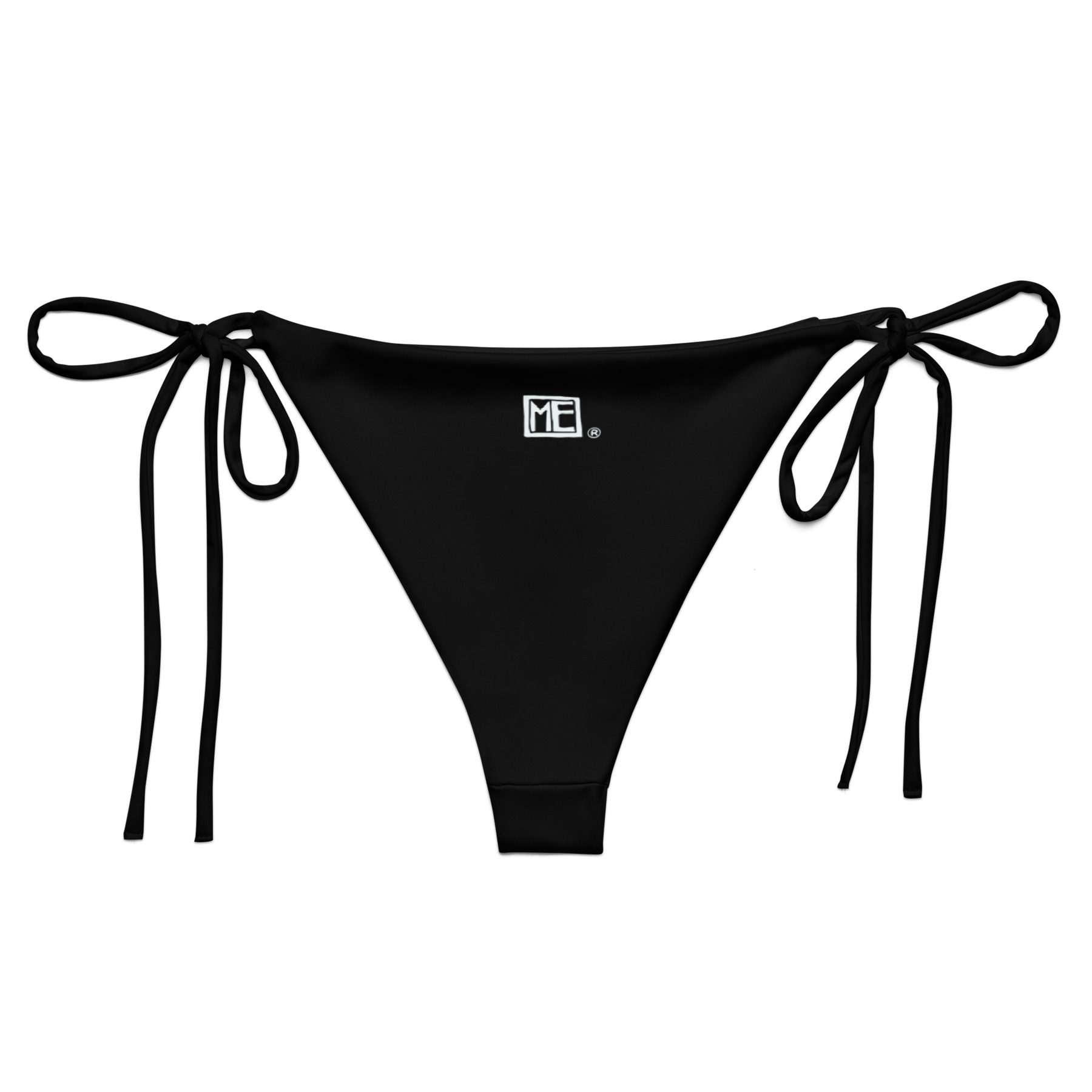 Black String Bikini Bottom